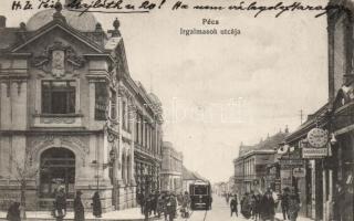 Pécs, Irgalmasok utcája, Lauly óra üzlete, Köszl János üzlete (EK)