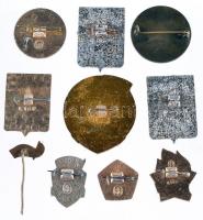 10db klf szovjet jelvény T:2,2-
10pcs of Soviet badges C:XF,VF