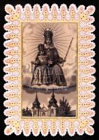cca 1900 Mária-verebély szentkúti kegyhely csipke litho szentkép