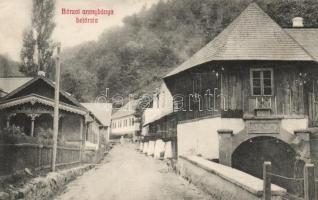 Bárza, aranybánya bejárata / entrance of the gold mine