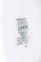 Zsolnay agár, kézzel festett, jelzett, hibátlan, m:25 cm