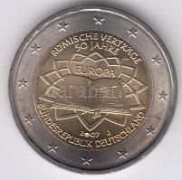 Németország 2007J 2E "50 éves a Római Szerződés" T:1-
Germany 2007J 2 Euro "50th Anni...