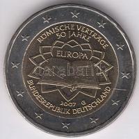 Németország 2007G 2E "50 éves a Római Szerződés" T:1-
Germany 2007G 2 Euro "50th Anni...