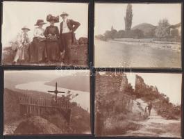 cca 1900 Visegrád 4 db fotó 9x12 cm