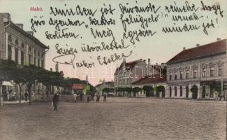 Makó, Főtér, Központi kávéház, Sommer János üzlete