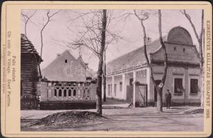 1896 Az Ezredéves Kiállítás hivatalos fotó sorozat: Falu részlet 17x11 cm