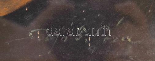 Sajó S. Géza (?-?): Asztali csendélet. Olaj, karton, jelzett, üvegezett szép keretben, 50×70 cm