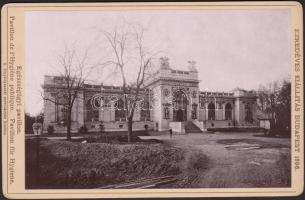 1896 Az Ezredéves Kiállítás hivatalos fotó sorozat: Egészségügyi pavillon 17x11 cm