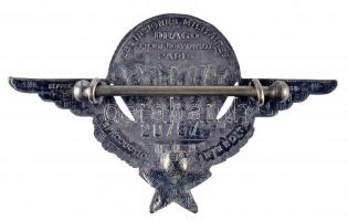 Franciaország ~1960. "Francia idegenlégiós ejtőernyős jelvény" számozott, jelzett:DRAGO T:...