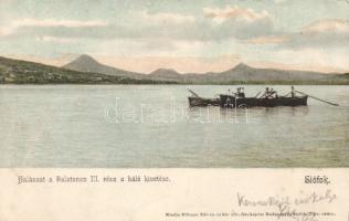 Siófok halászat a Balatonon III. rész; a háló kivetése (kis szakadás / small tear)