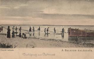 Balaton halászat; fonyódi halászok