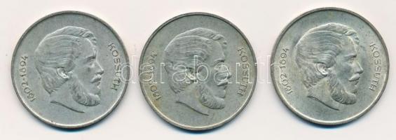 1947. 5Ft Ag "Kossuth" (3x) T:2-,3