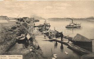 Eszék, Osijek; Dravska obala / Drava riverside