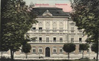 Zimony, Zemun; grammar school