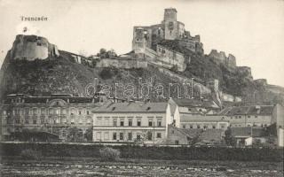 Trencsén várral / castle