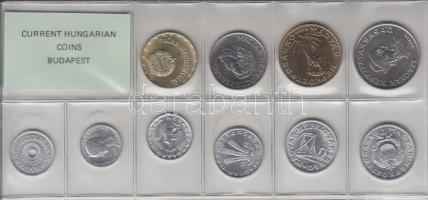 1988. 2f-20Ft 10db klf érmés forgalmi sor fóliatokban T:1