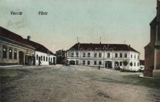 Vasvár, Főtér, Zsilinszky István szállodája, kávéház (fa)