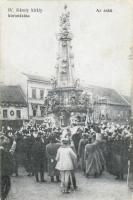 IV. Károly`s Krönung Foto AK