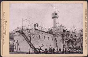 1896 Az Ezredéves Kiállítás hivatalos fotó sorozat: Hadi tengerészet 17x11 cm