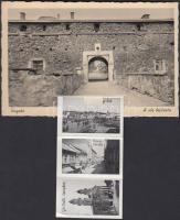 Ungvár, entrance of the castle, leporellocard