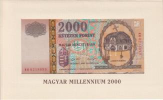 2000. 2000Ft "Millennium" eredeti díszcsomagolásban T:I