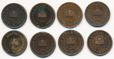 1895-1915. 2f Cu (8x) T:2-3