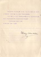 1940 Jókay-Ihász Miklós Jókai Mór rokonának levele József főhercegnek