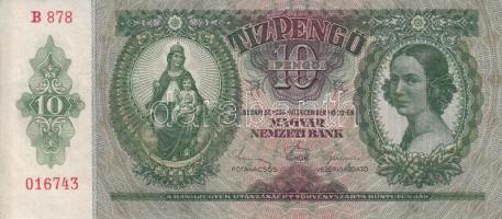 1936. 10P (2x) egymás utáni sorszámmal T:I-