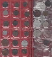 Vegyes hobbi magyar fémpénz gyűjtemény albumba rendezve T:vegyes