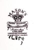 2 db Manson's fajansz kistányér, d:20 cm