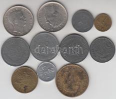 Románia 1941-1951. 11db vegyes fémpénz T:2-3
Romania 1941-1951. 11pcs of mixed coins C:XF-F