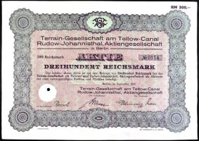 Németország 1933-43. 8db különféle részvény T:I,II Germany 1933-43. 8pcs of different shares C:UNC,XF