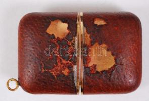 Stowa Convertible elegáns utazóóra bőrborítású tokban, láncra akasztható, kiválóan működik. A hátulj...