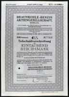 Németország 1933-43. 8db különféle részvény T:I,II
Germany 1933-43. 8pcs of different shares C:UNC,X...