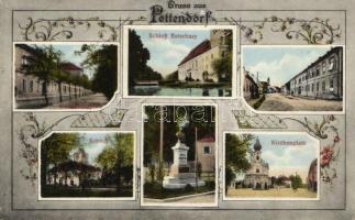 Pottendorf, castle, church, floral (fa)