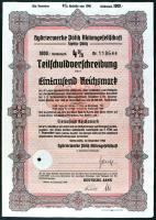 Németország 1923-43. 10db különféle részvény T:I
Germany 1923-43. 10pcs of different shares C:UNC