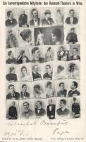 The most prominent members of the Raimund Theater in Vienna (fa)