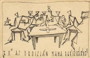 Handgemalt kubist. s: Schöpflin