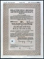 Németország 1923-43. 10db különféle részvény T:I
Germany 1923-43. 10pcs of different shares C:UNC