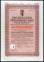 Németország 1923-43. 10db különféle részvény T:I
Germany 1923-43. 10pcs of different shares C:UNC