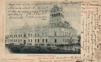 Nagyenyed, Megyeháza; Grünfeld Dávid kiadása / county hall