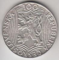 Csehszlovákia 1949. 100K Ag "Sztálin" T:2-
Czechoslovakia 1949. 100 Korun Ag "Stalin&...