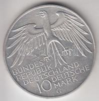 NSZK 1972G 10M Ag "Olimpia-München" T:2
GFR 1972G 10 Mark Ag "Olymics Munich" C:...