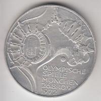 NSZK 1972G 10M Ag "Olimpia-München" T:2
GFR 1972G 10 Mark Ag "Olymics Munich" C:...