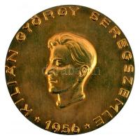 1956. "Kilián György seregszemle / A seregszemle budapesti döntőjén elért eredményért" Br emlékérem (80mm) tokban T:1-