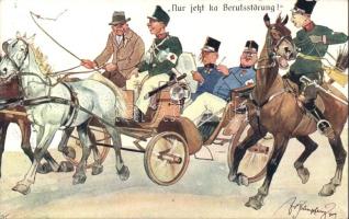 K.u.K. military, 'Nur jetzt ka Berufsstörung' B.K.W.I. 346-7. s: Schönpflug