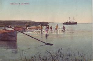 Halászok a balatonon