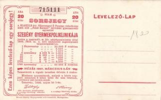 Sió folyó, halászati kikötő, hátoldalán sorsjegy