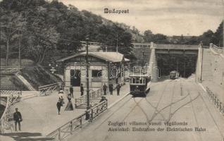 Budapest XII. Zugliget, villamos vasúti végállomás