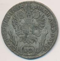Ausztria / magyar verdejel 1788B 20Kr Ag "II. József" T:3